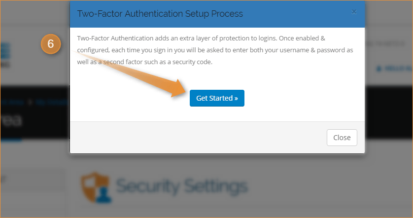 Two-Factor Step 6