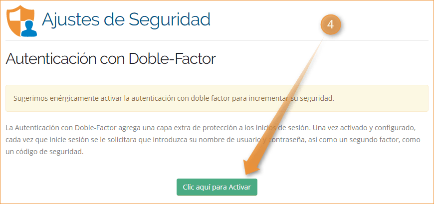 Two-Factor Paso 4